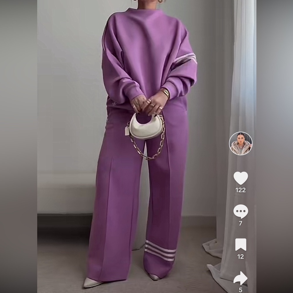 Purple Women's Pants & Jumpsuit